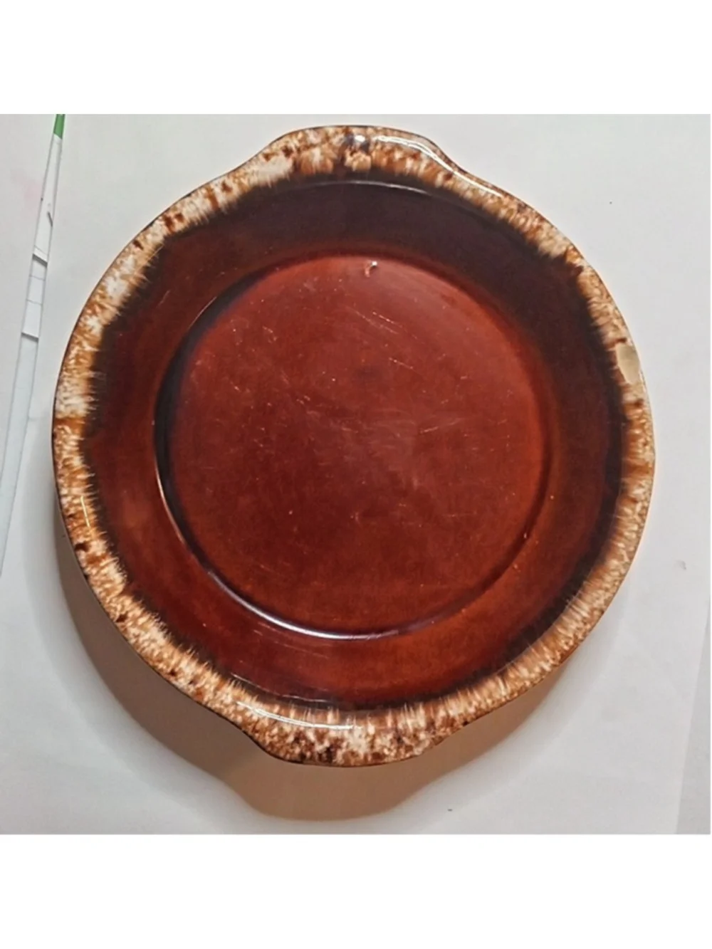 Hull Brown Drip Pottery Pair of Serving Dishes Vintage Mid Century Ovenproof